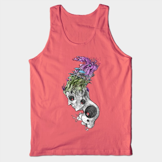 Wormhole Treehead Tank Top by DirtySlacks